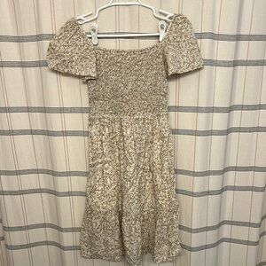 GAP Cream Floral Dress